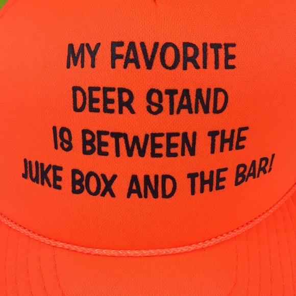 Vintage Other - Blaze Orange Deer Hunter Hat